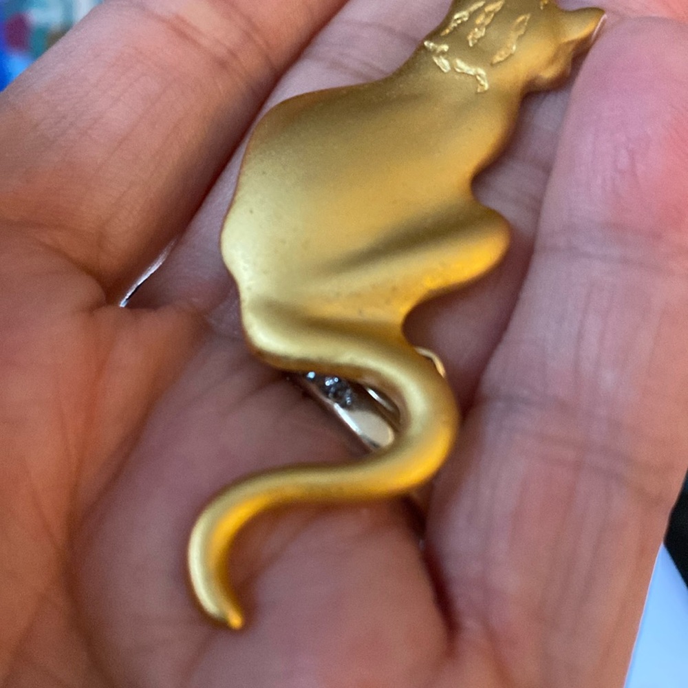 Cat pin  marked 1988 VMFA